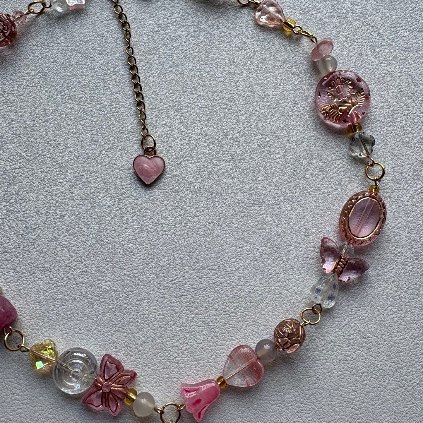 pink whimsy necklace