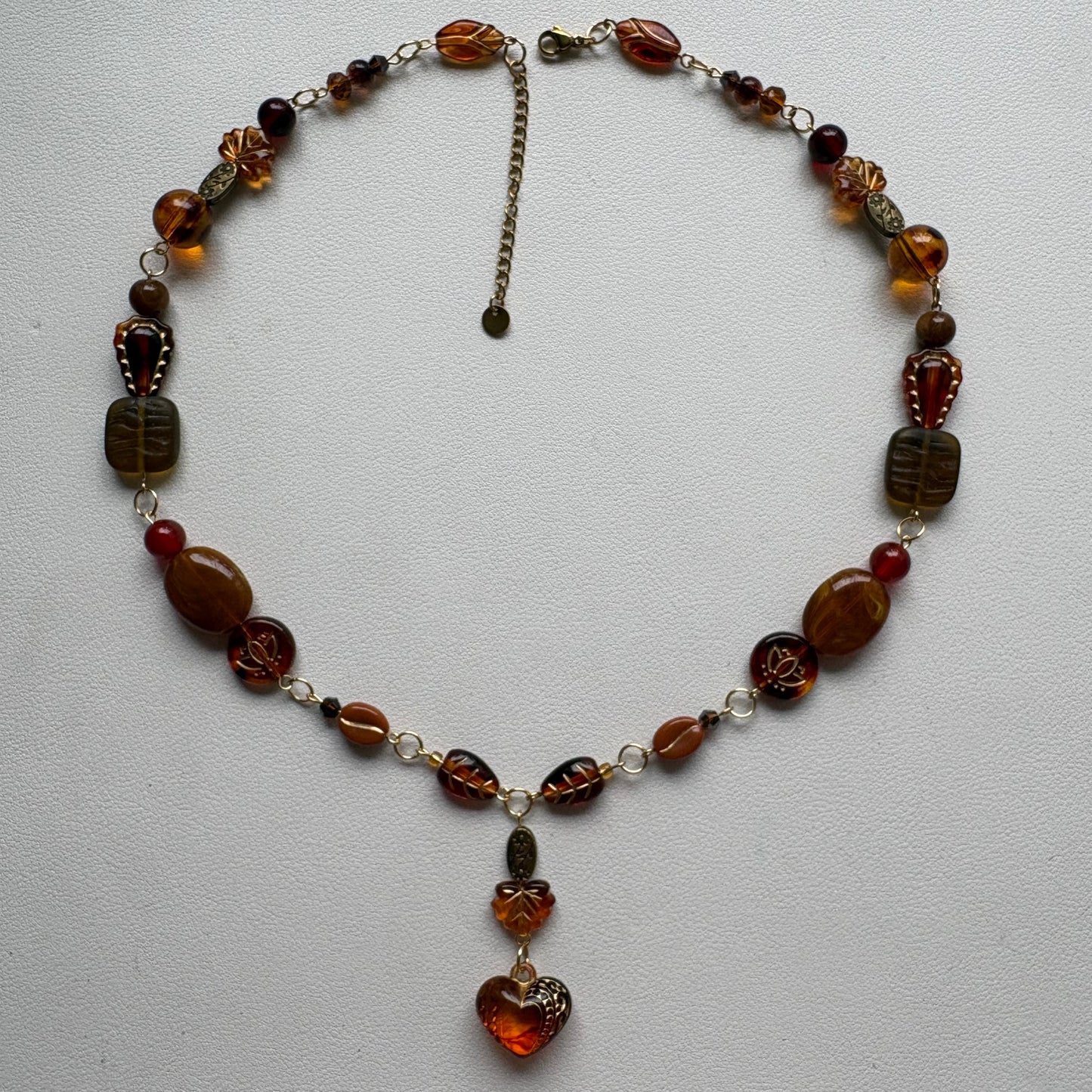 all the leaves are brown necklace