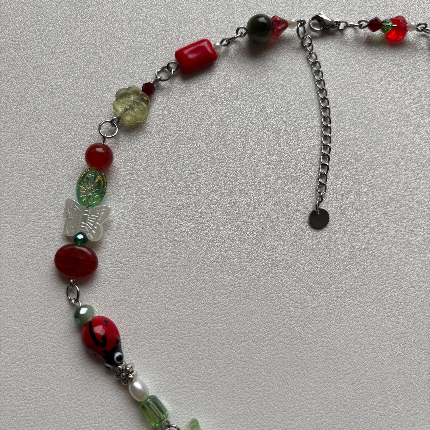 funky ladybug necklace