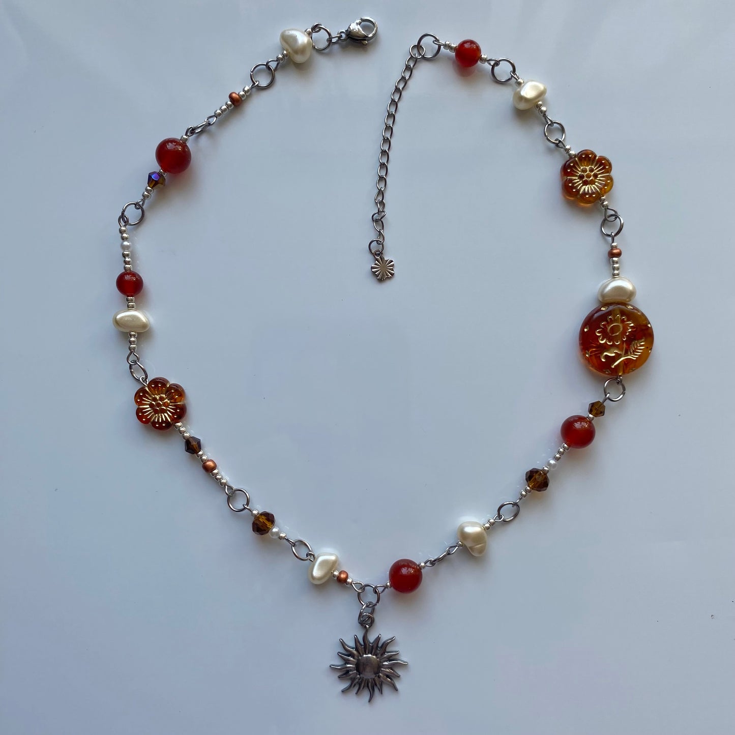 silver regret me necklace
