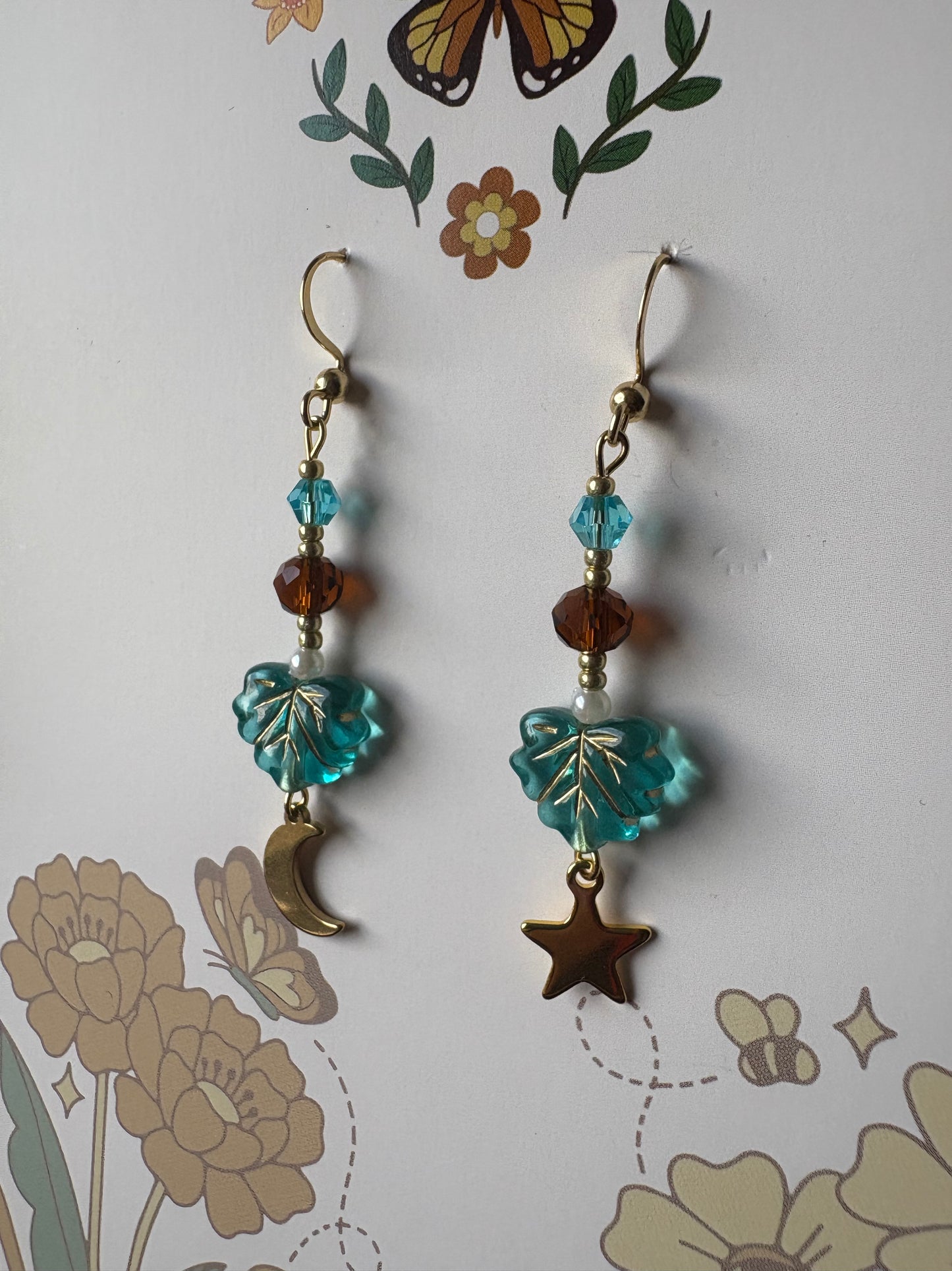 royal autumn earrings