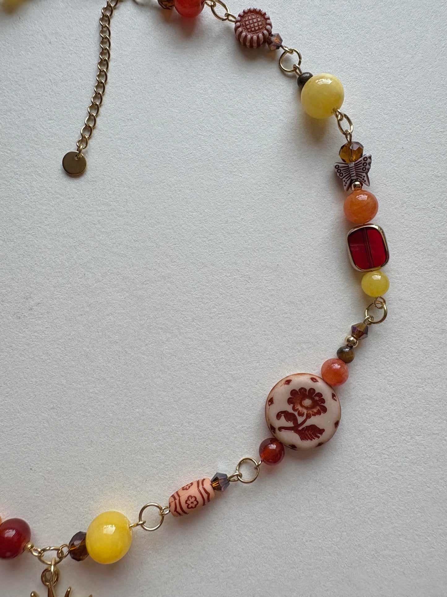sunrise in the 70s bohemian necklace (MTO)