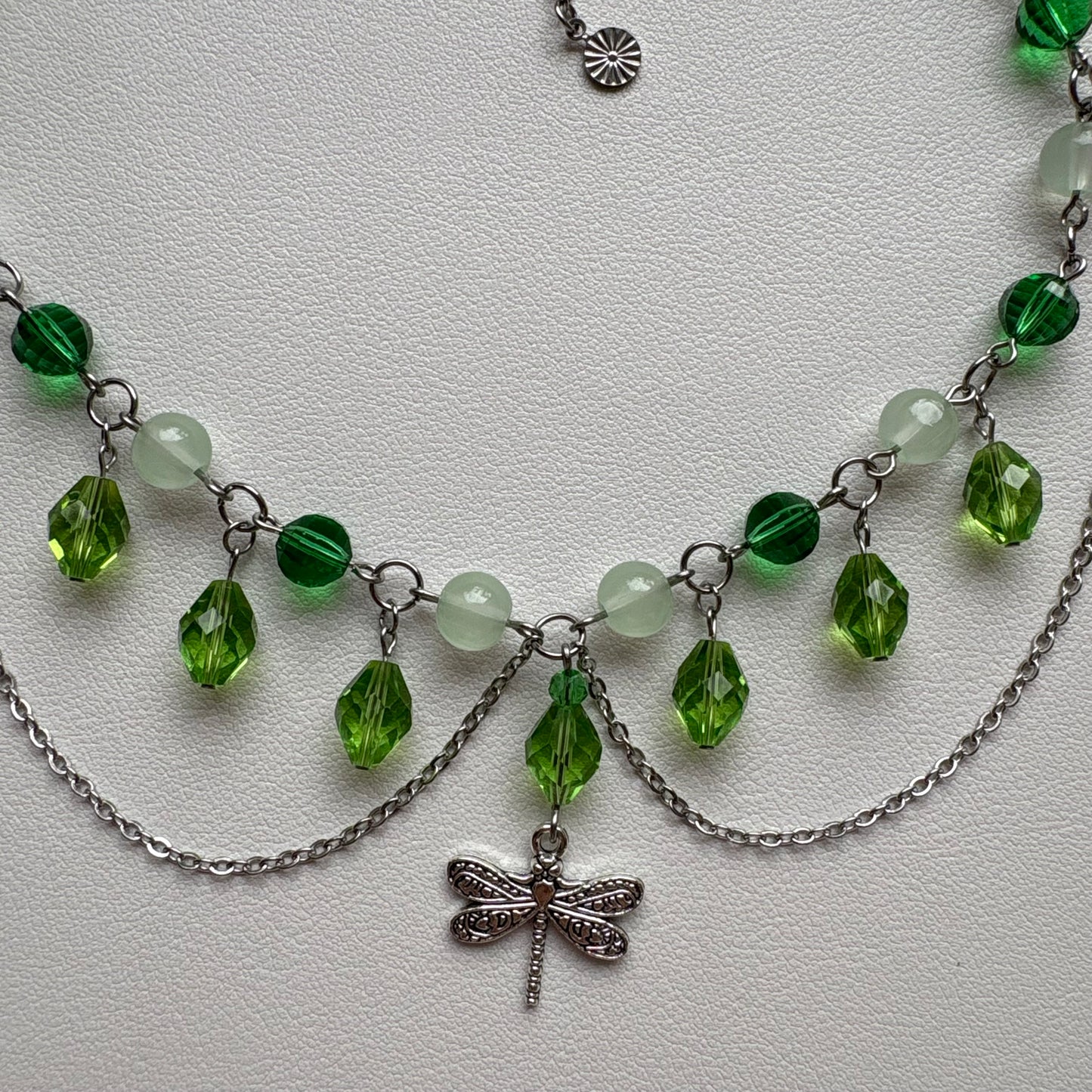 spring dragonfly necklace