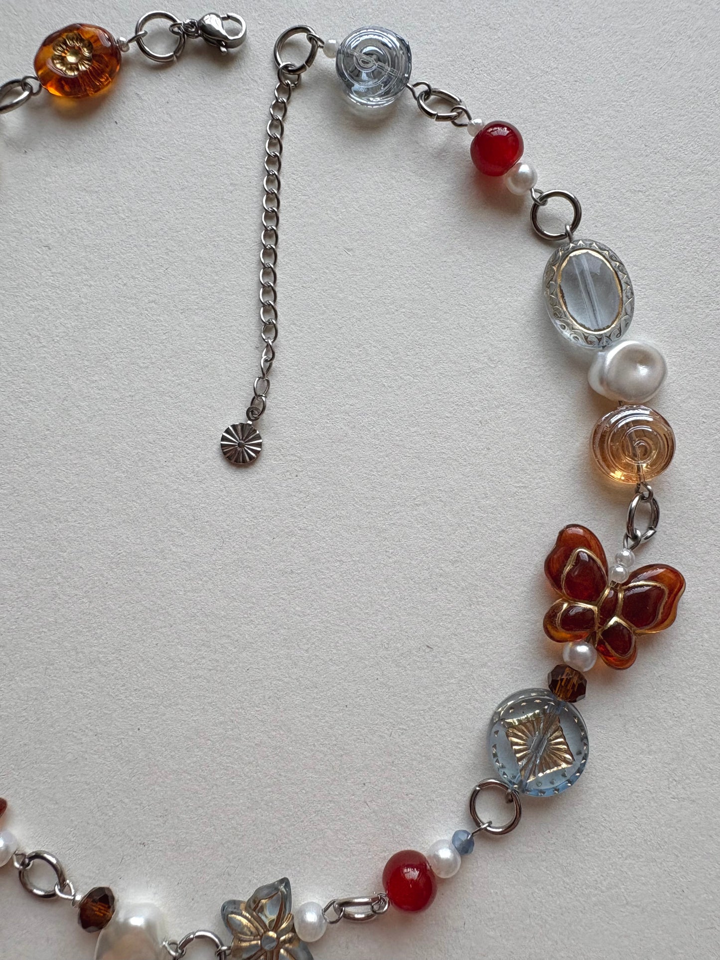 silver aurora necklace