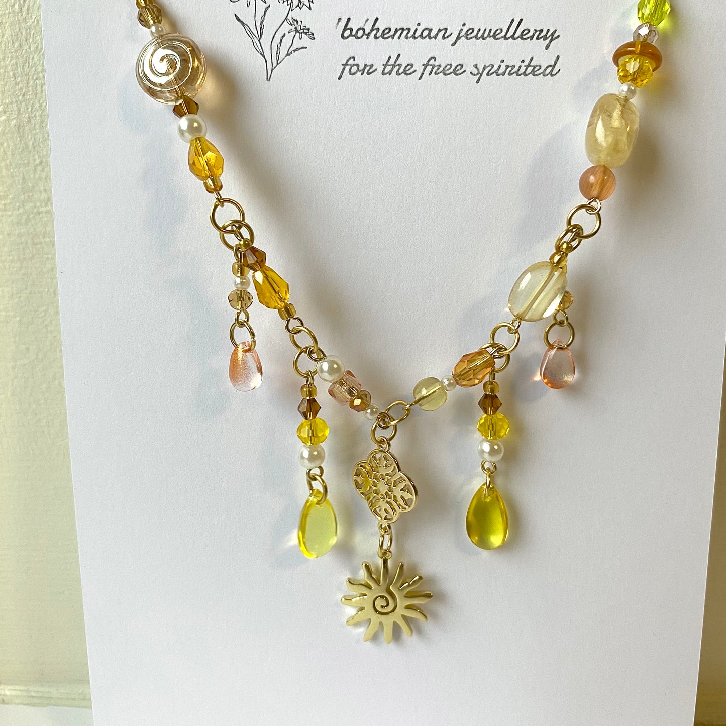 sunshine necklace