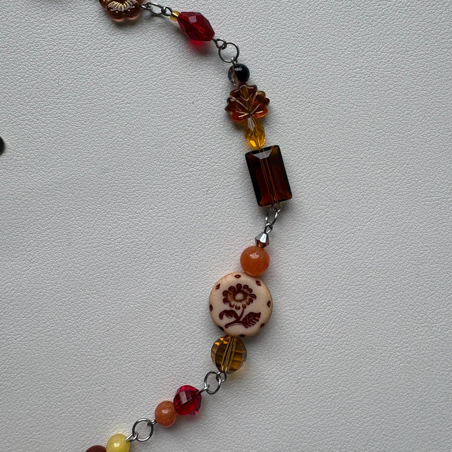 silver sunrise in the 70s necklace