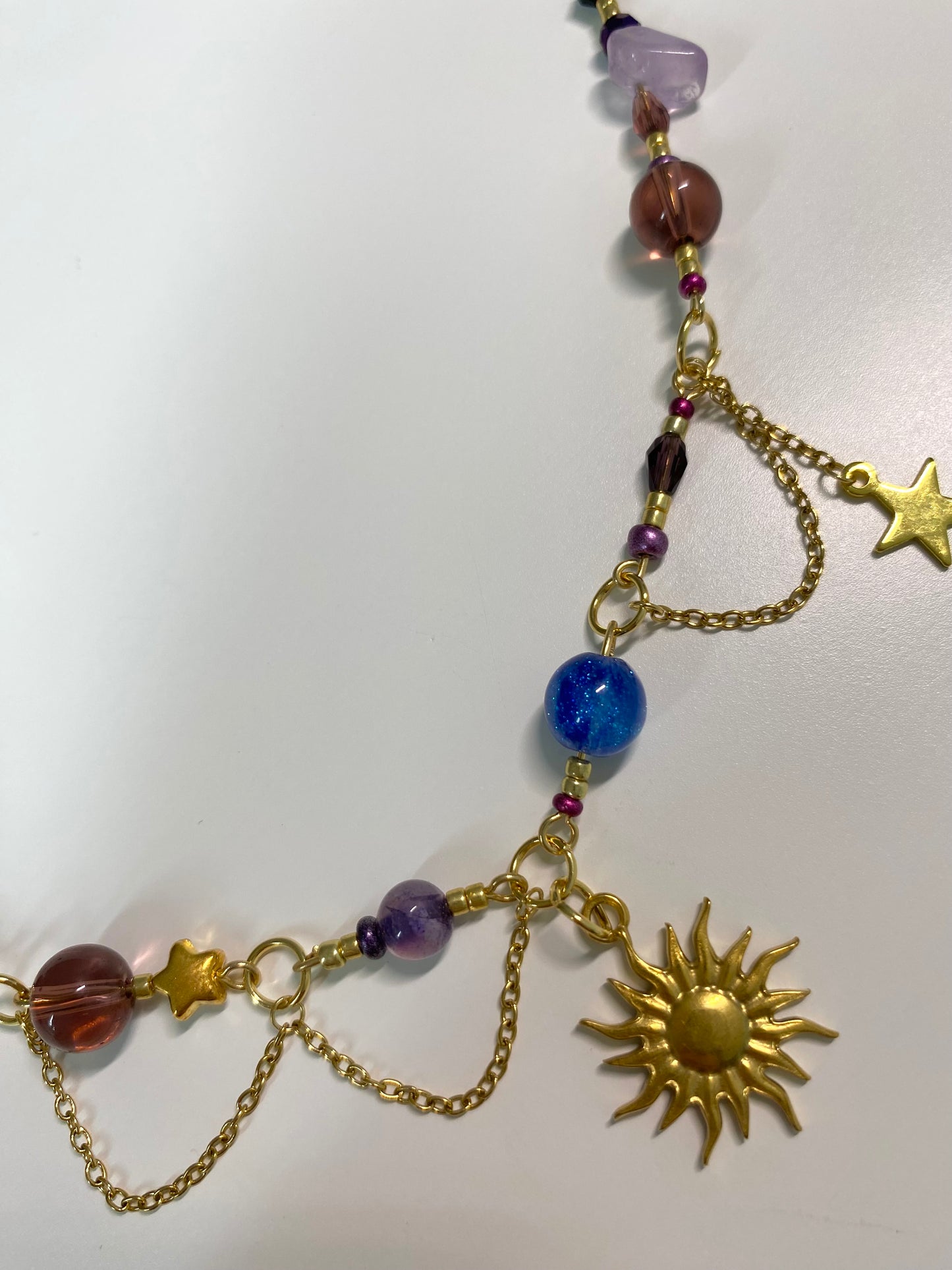 celestial sunset necklace