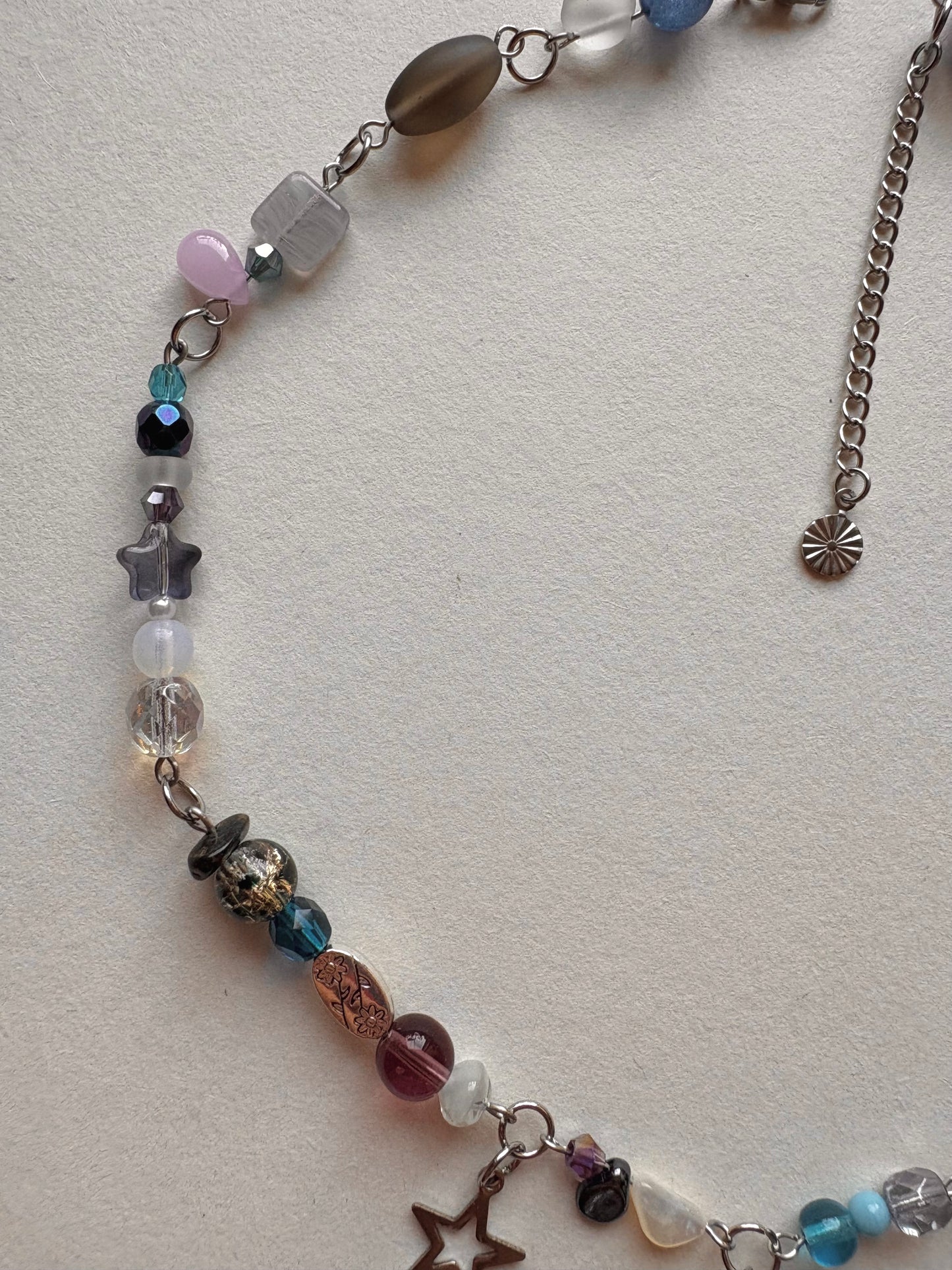 silver star necklace