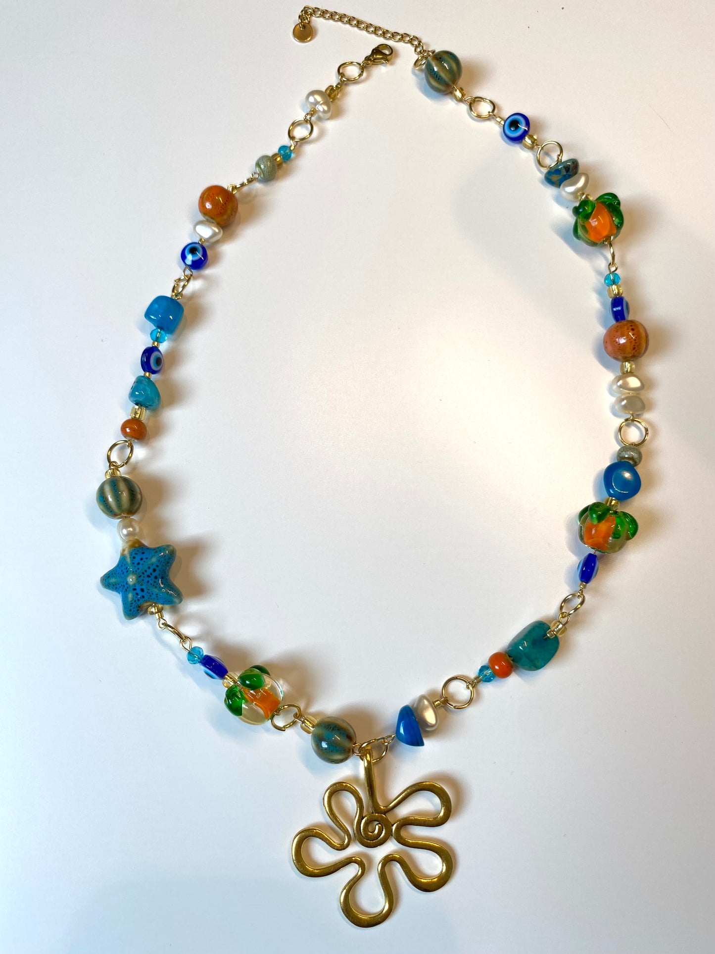 sunburst sunny days boho necklace