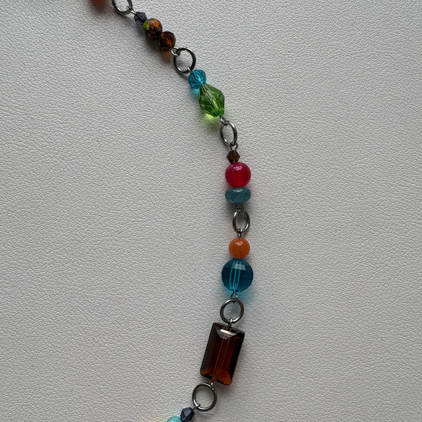 the groovy necklace- silver