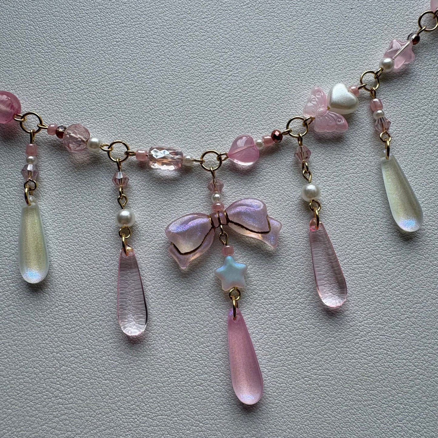 pink pony club necklace