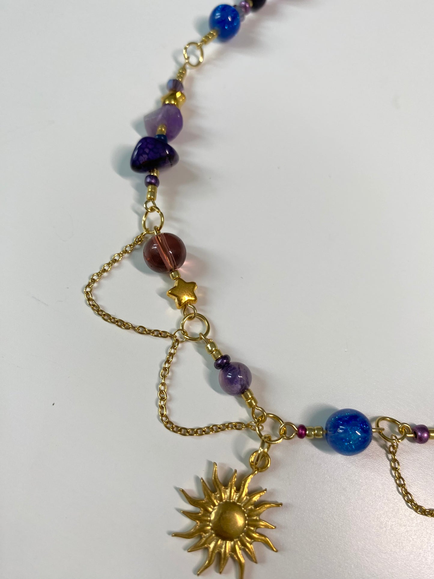 celestial sunset necklace