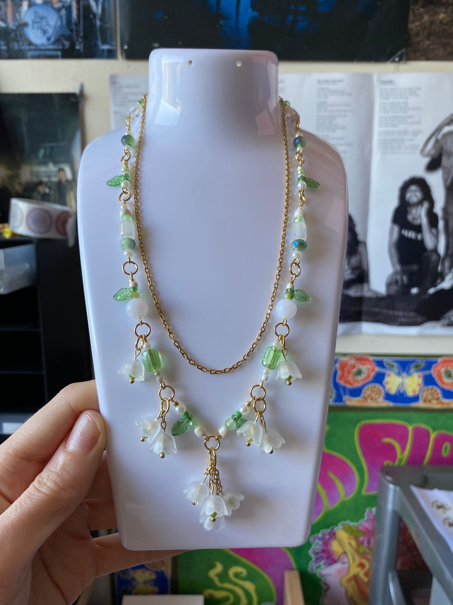 lillie of the valley necklace