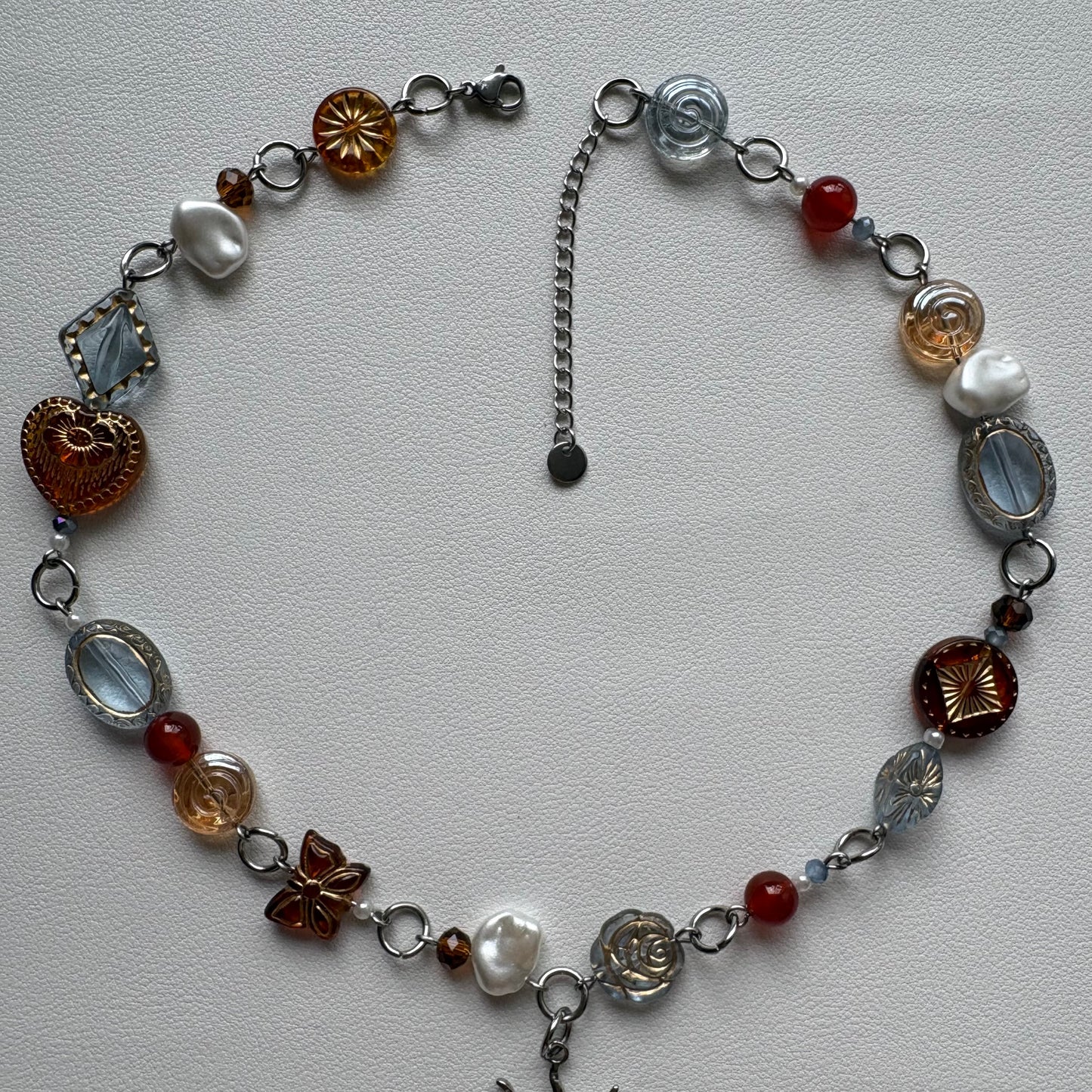 silver aurora necklace