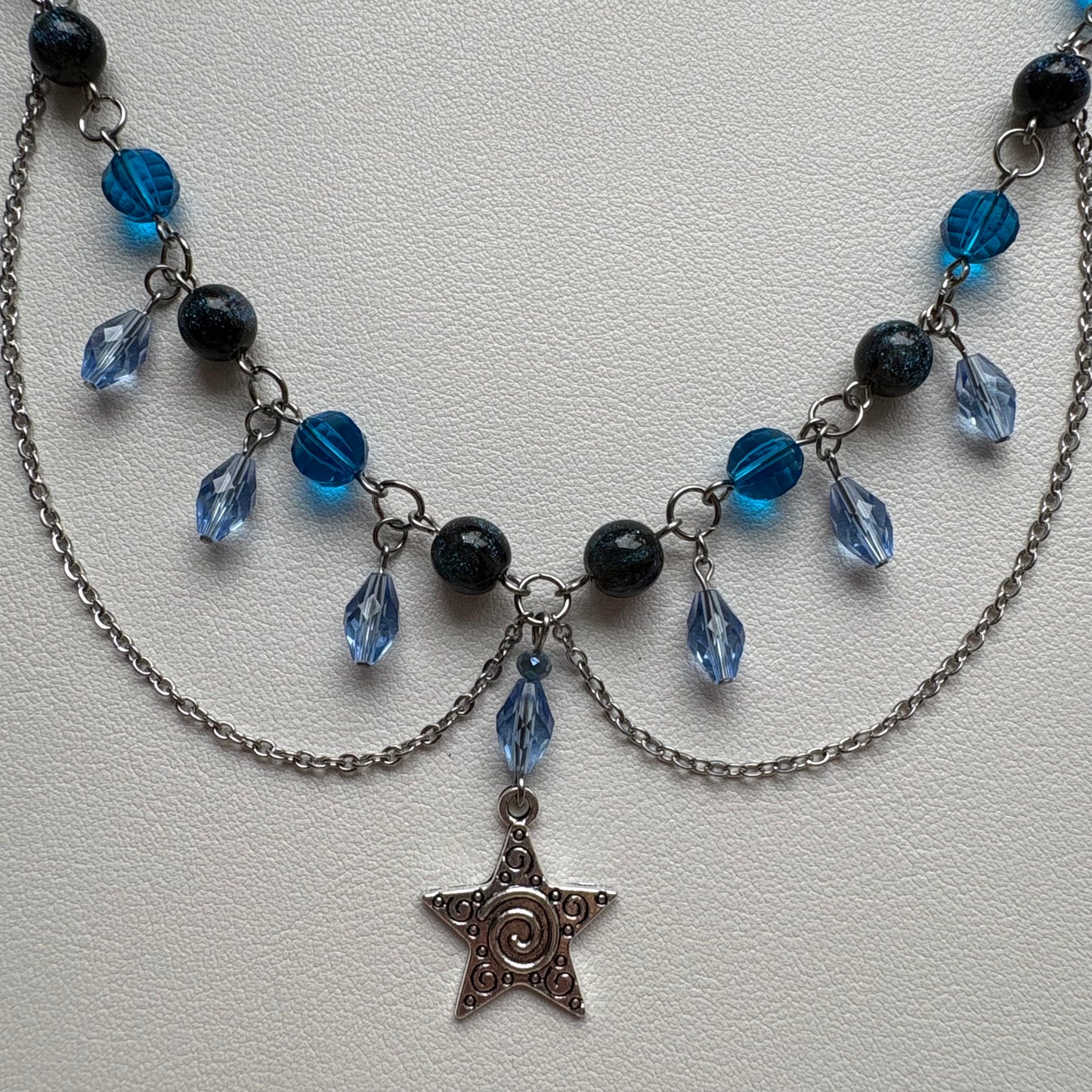 swirl star necklace