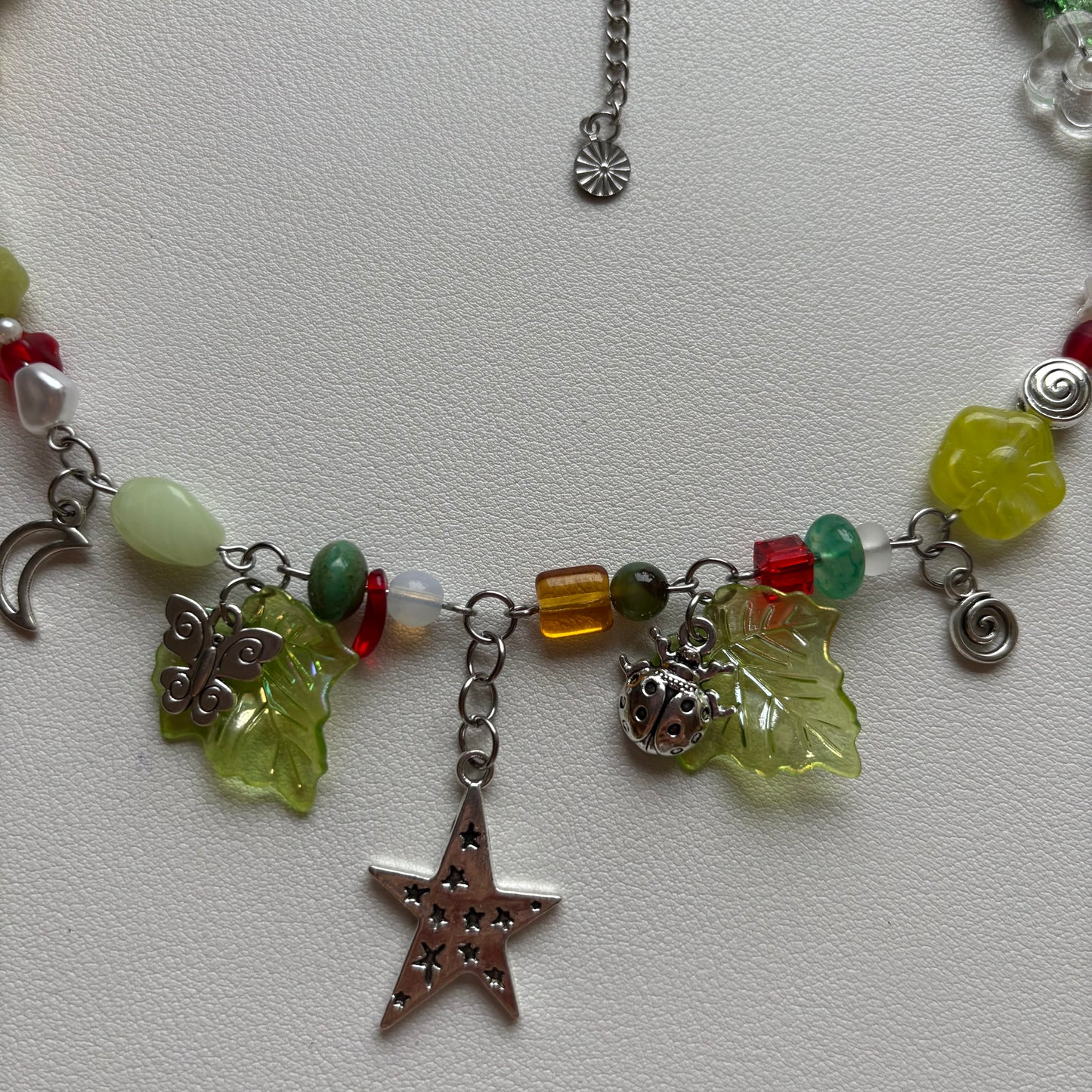 e’s ladybug necklace