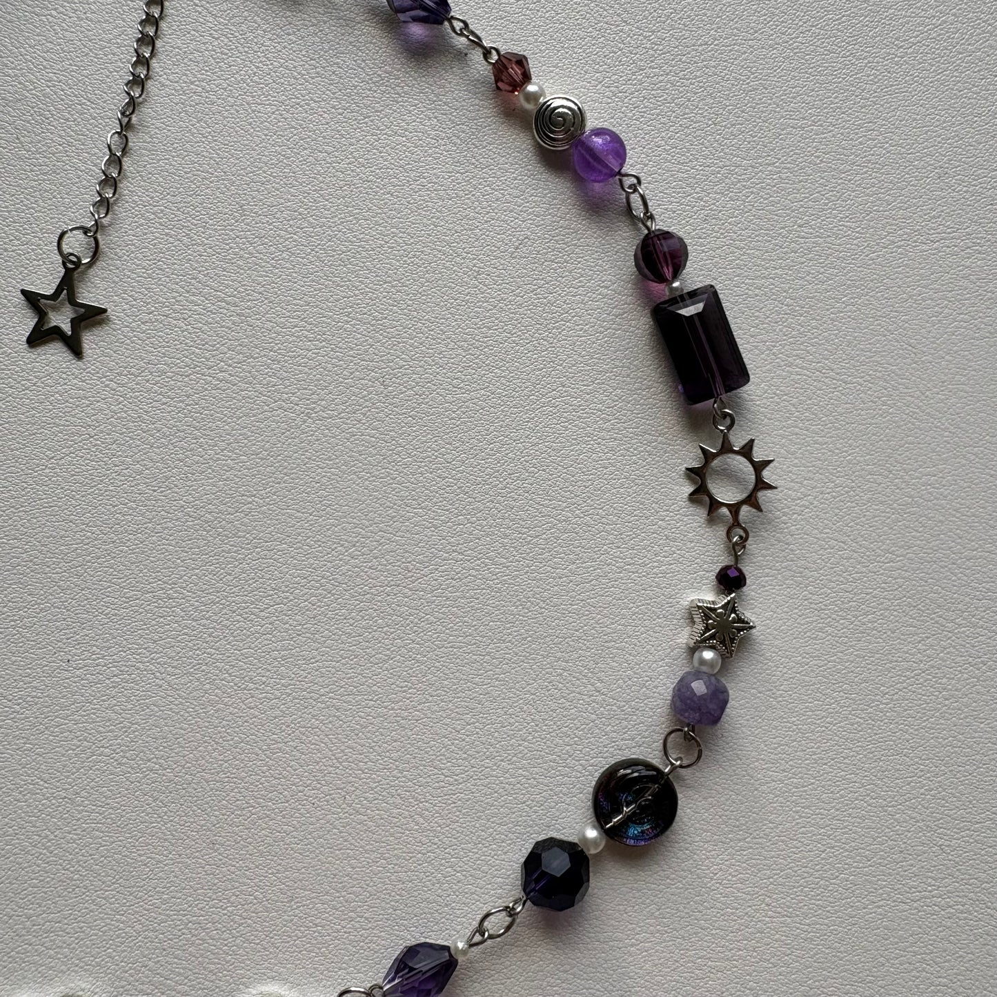 purple anomaly necklace