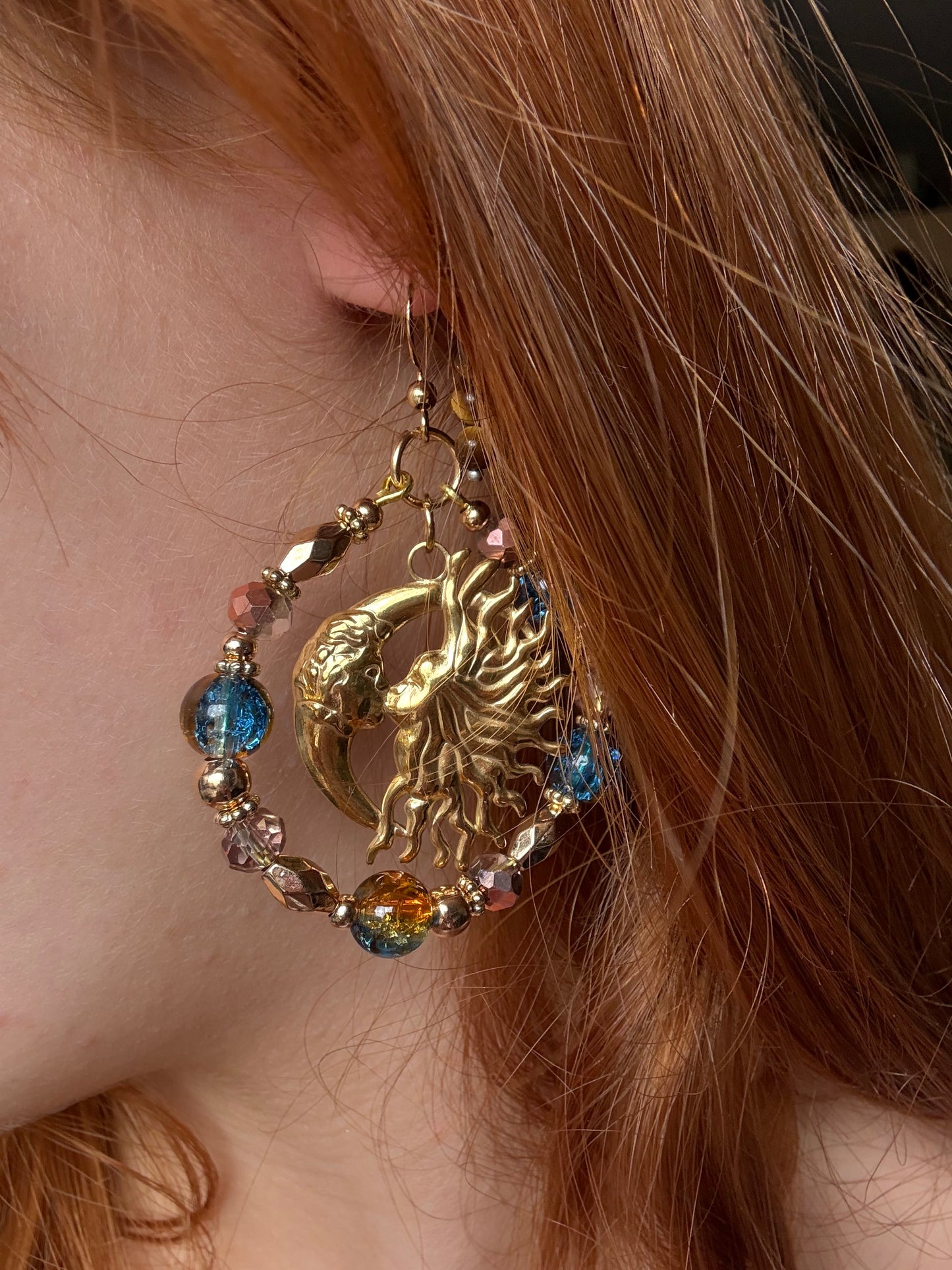 the river celestial style earrings