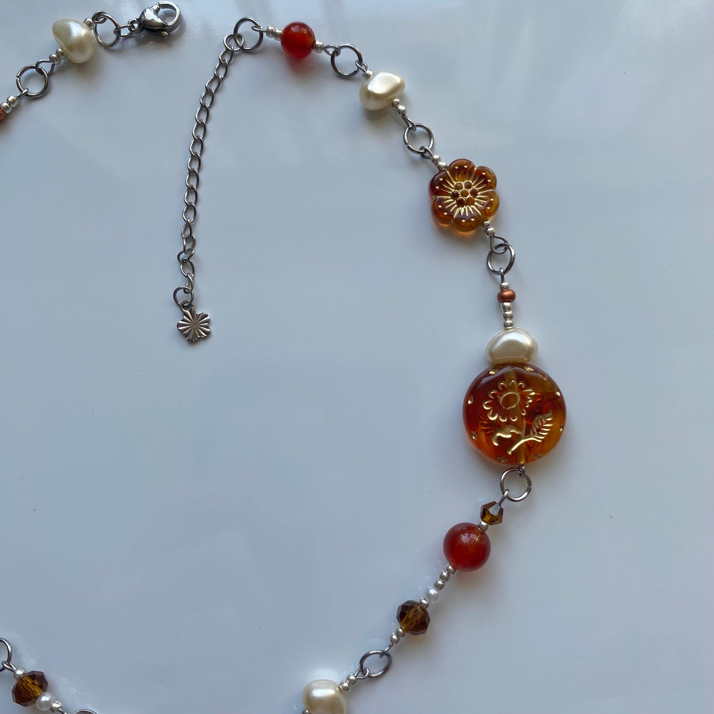 silver regret me necklace