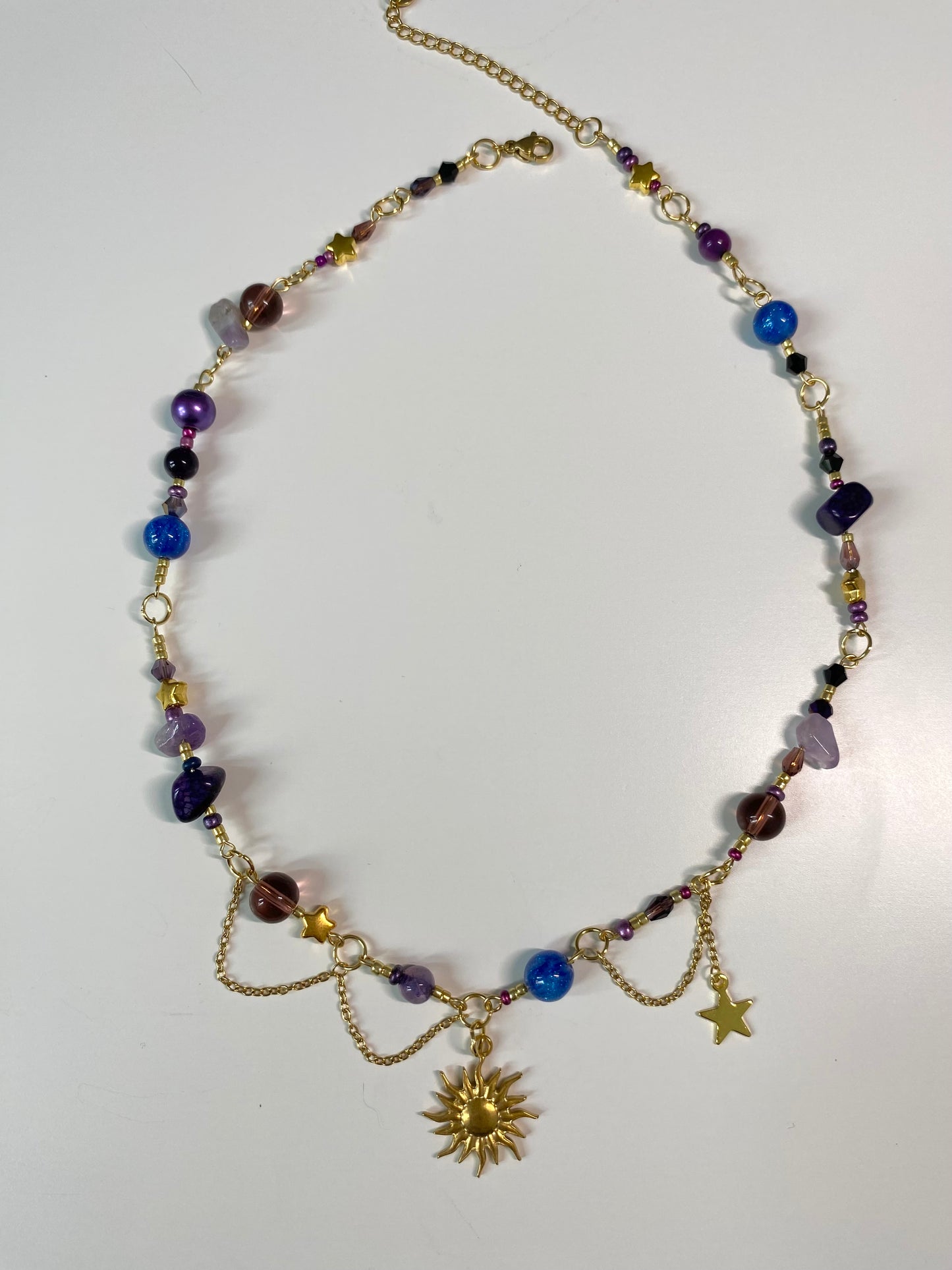 celestial sunset necklace