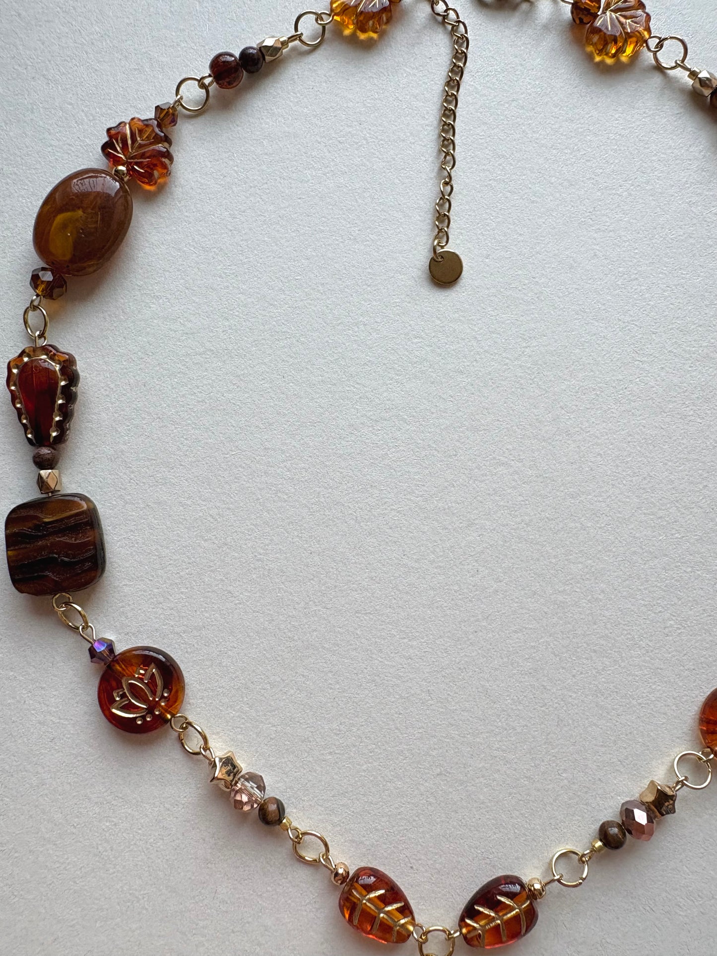 all the leaves are brown necklace