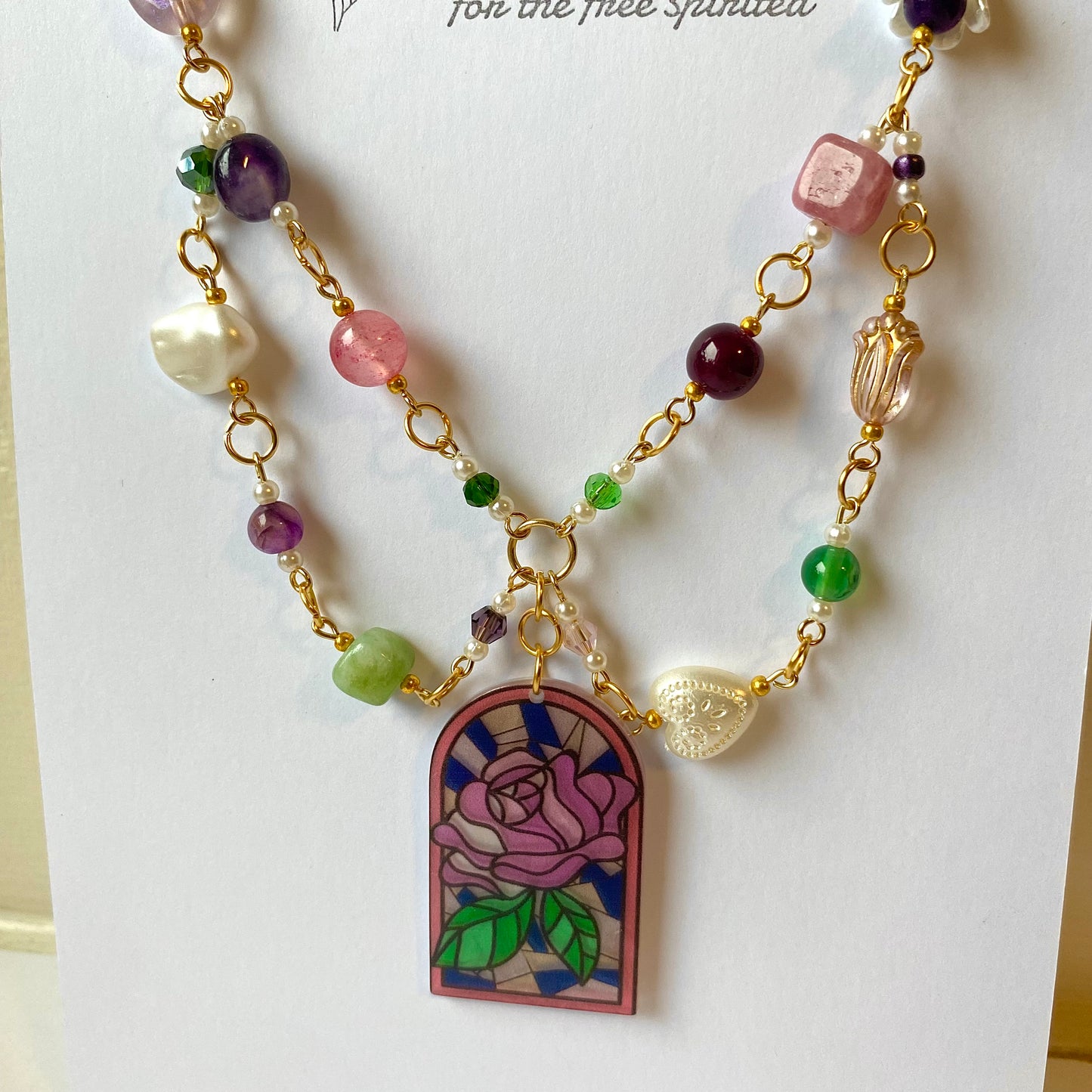 rose garden necklace