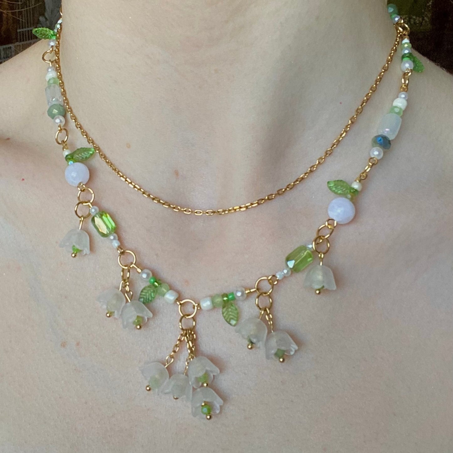 lillie of the valley necklace