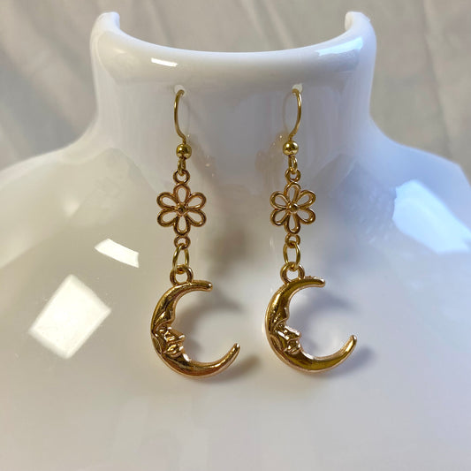 groovy moon earrings