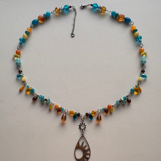 summer sun necklace