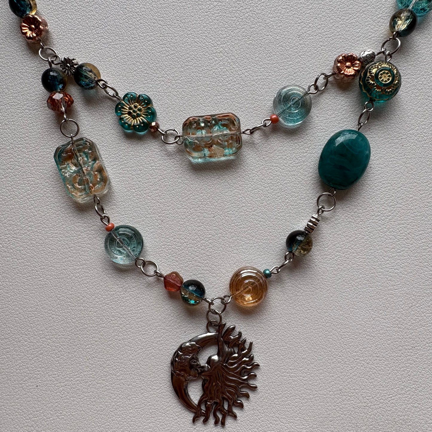 silver the river necklace