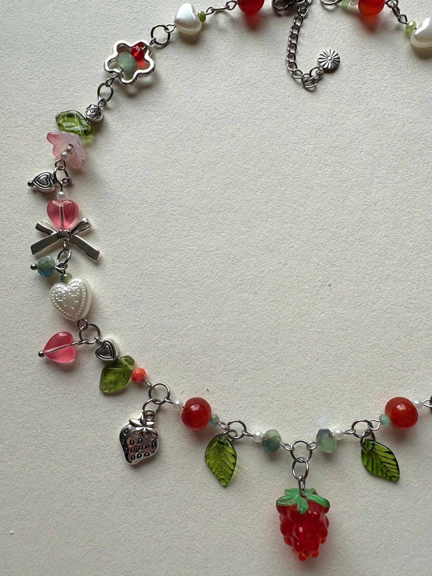 ily berry much silver necklace