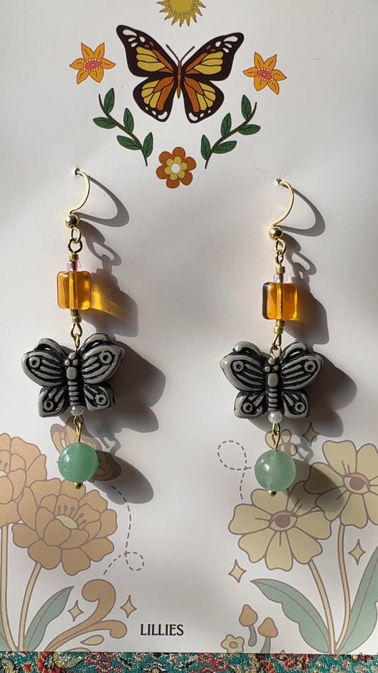 butterfly earrings
