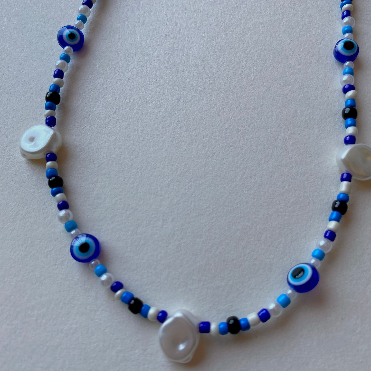 mamma mia beaded necklace