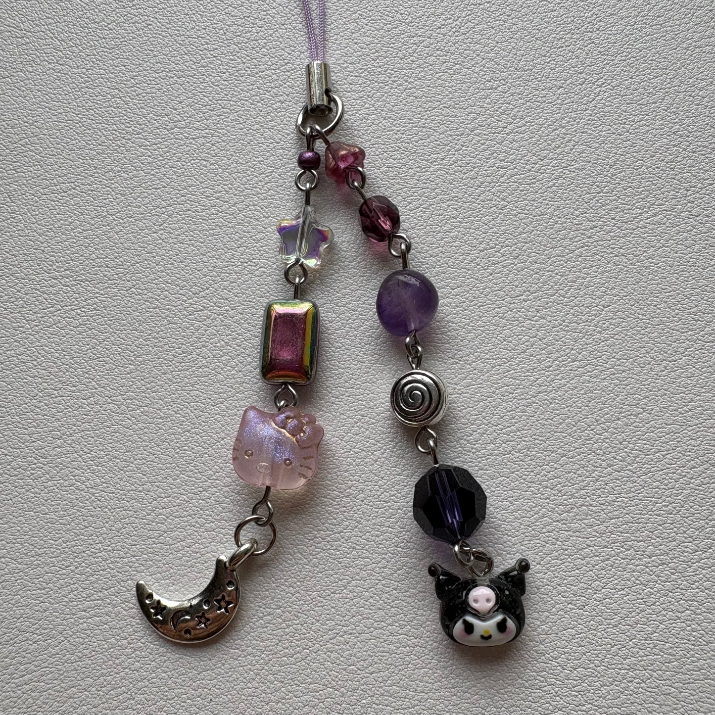 kuromi phone charm