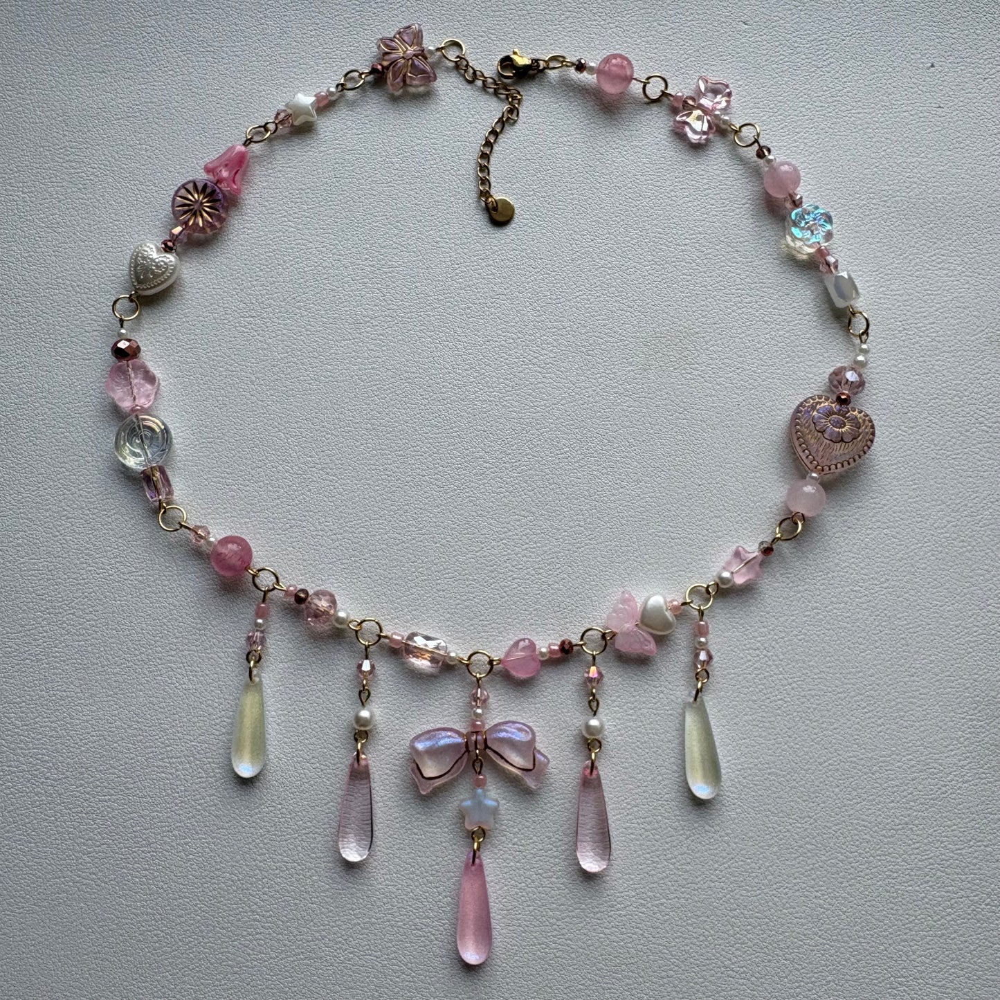 pink pony club necklace