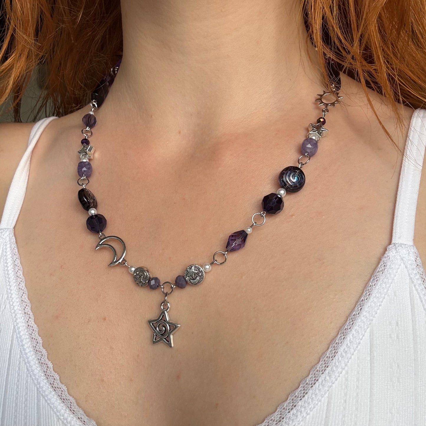 purple anomaly necklace