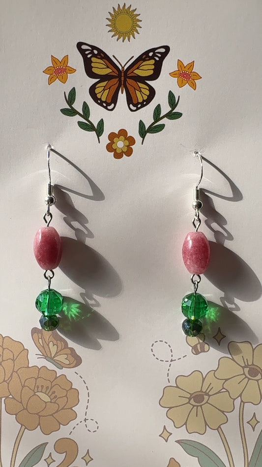 boho spring earrings