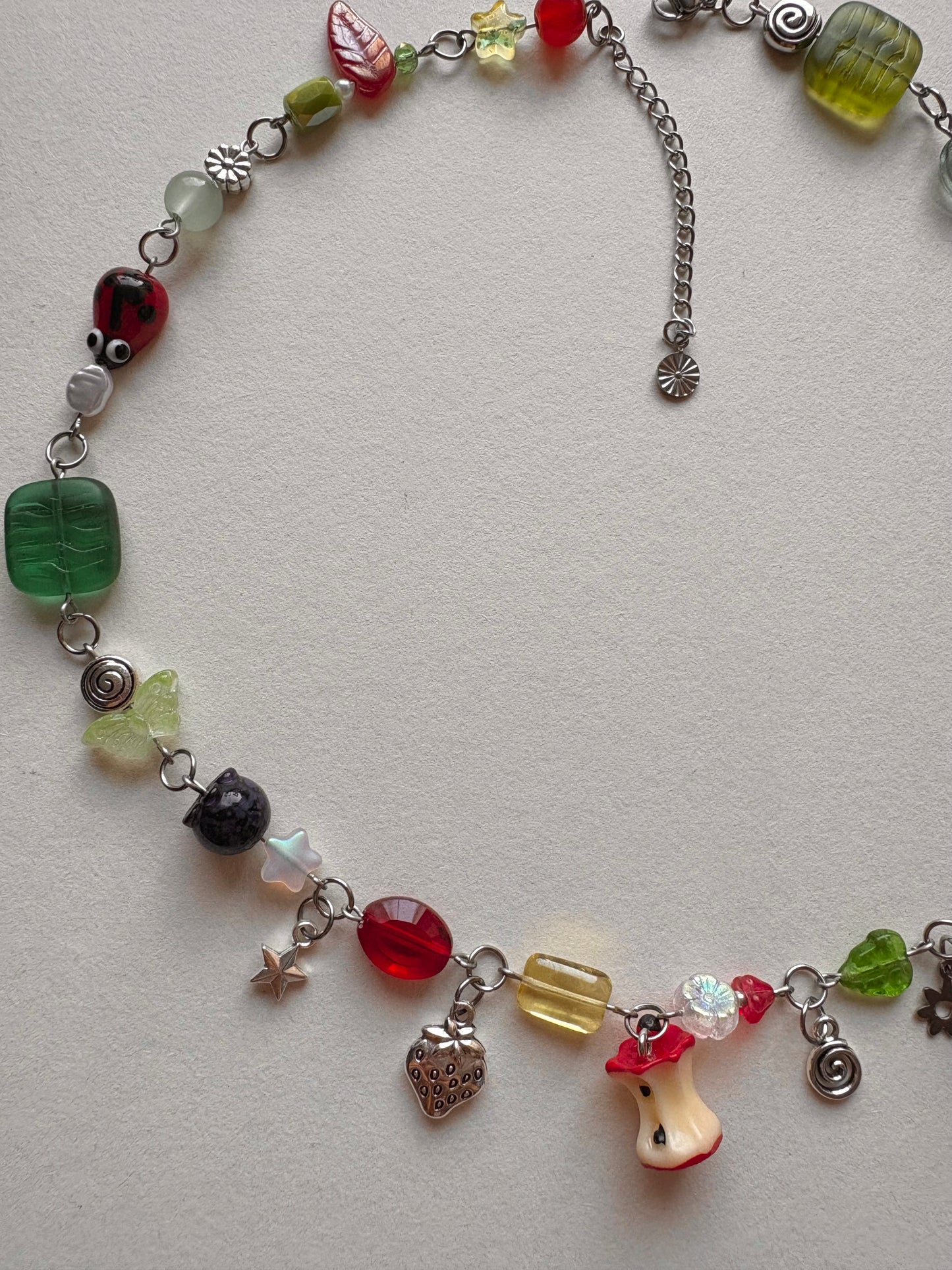 very hungry caterpillar necklace
