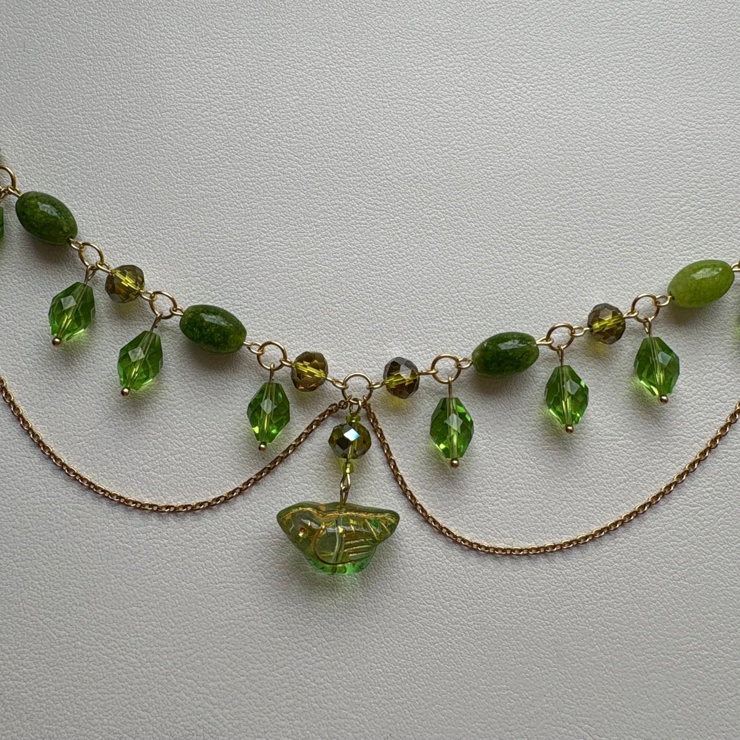 spring bird necklace
