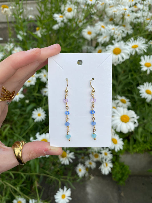 first light dainty gold earrings
