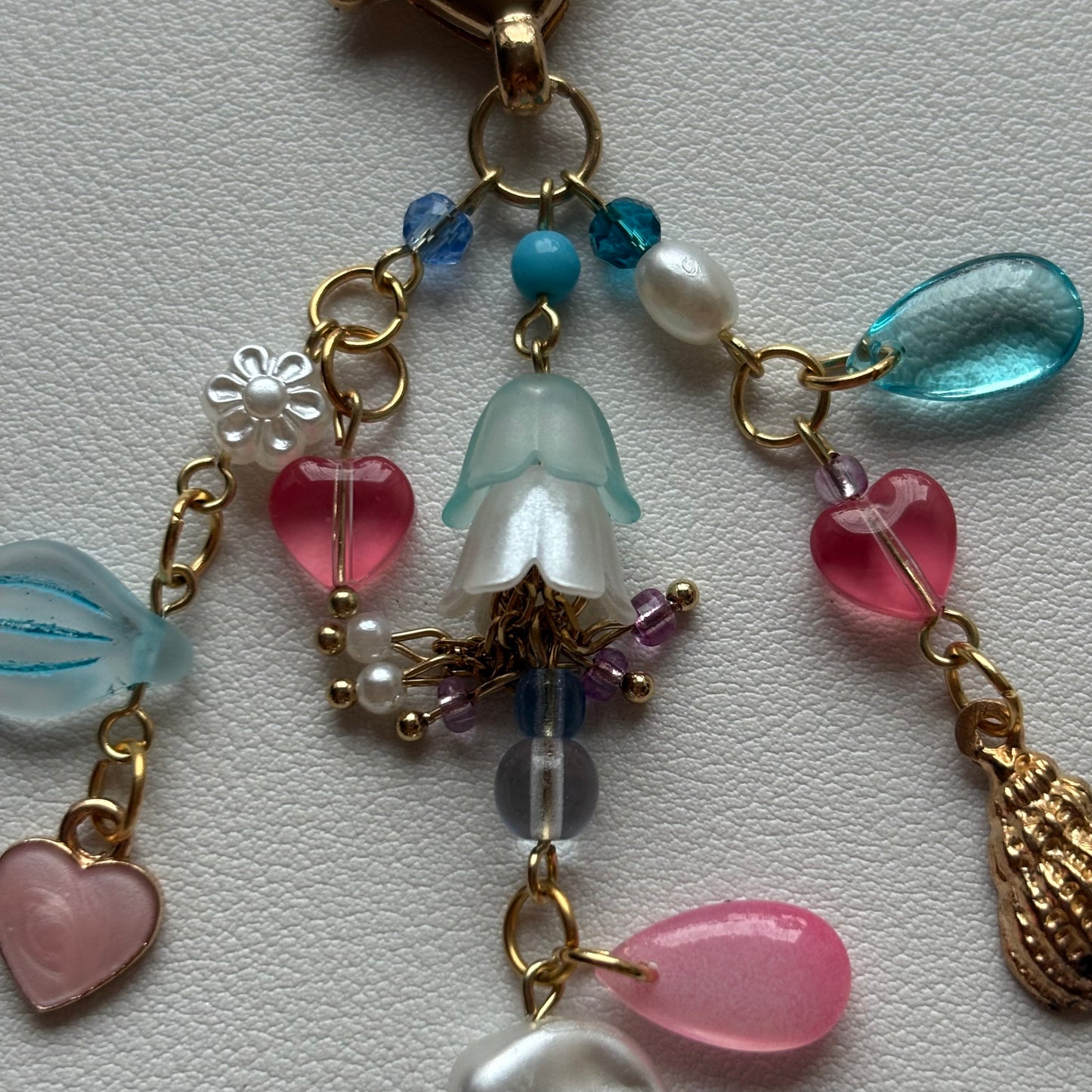 pink jellyfish keychain