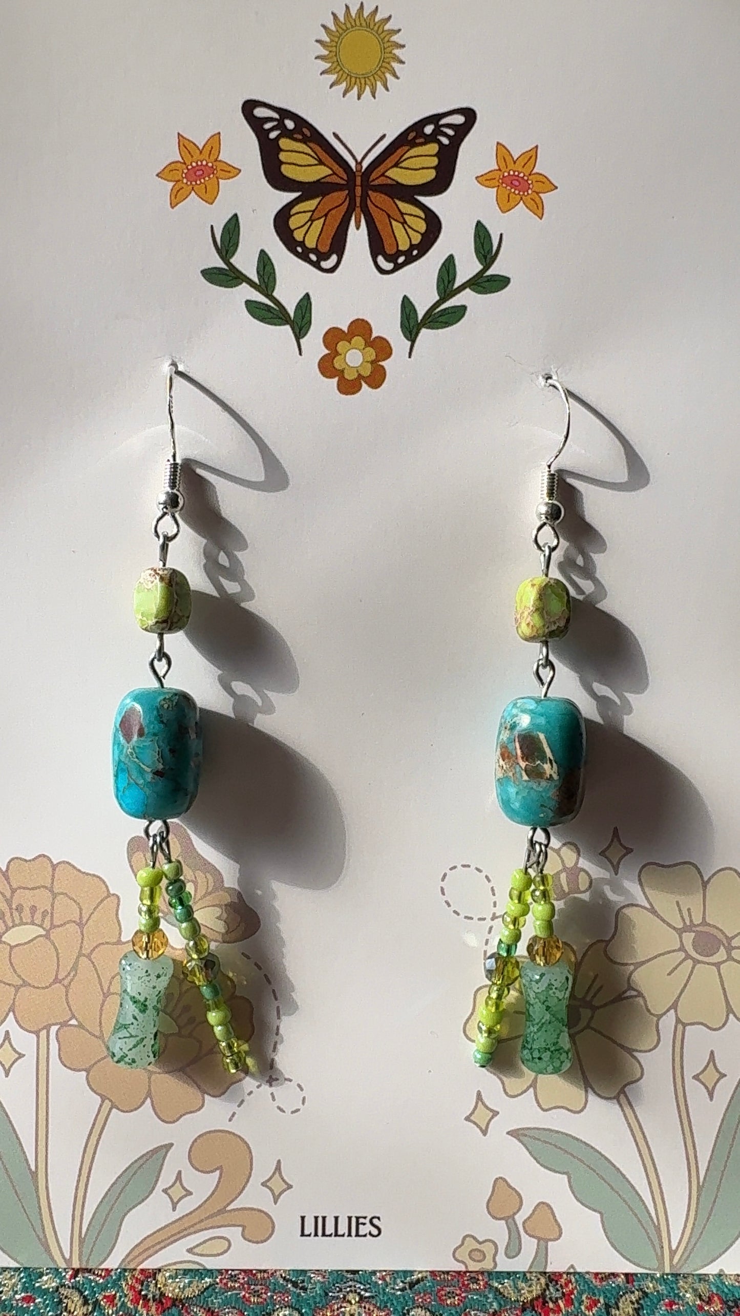 boho summer earrings