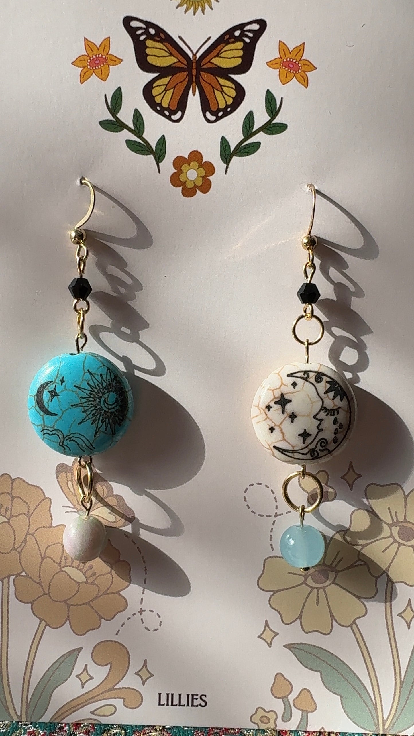 moon earrings