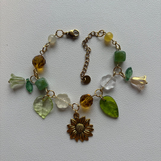 sunflower bracelet
