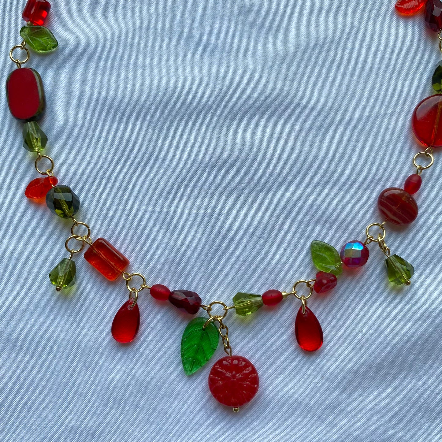 strawberry necklace