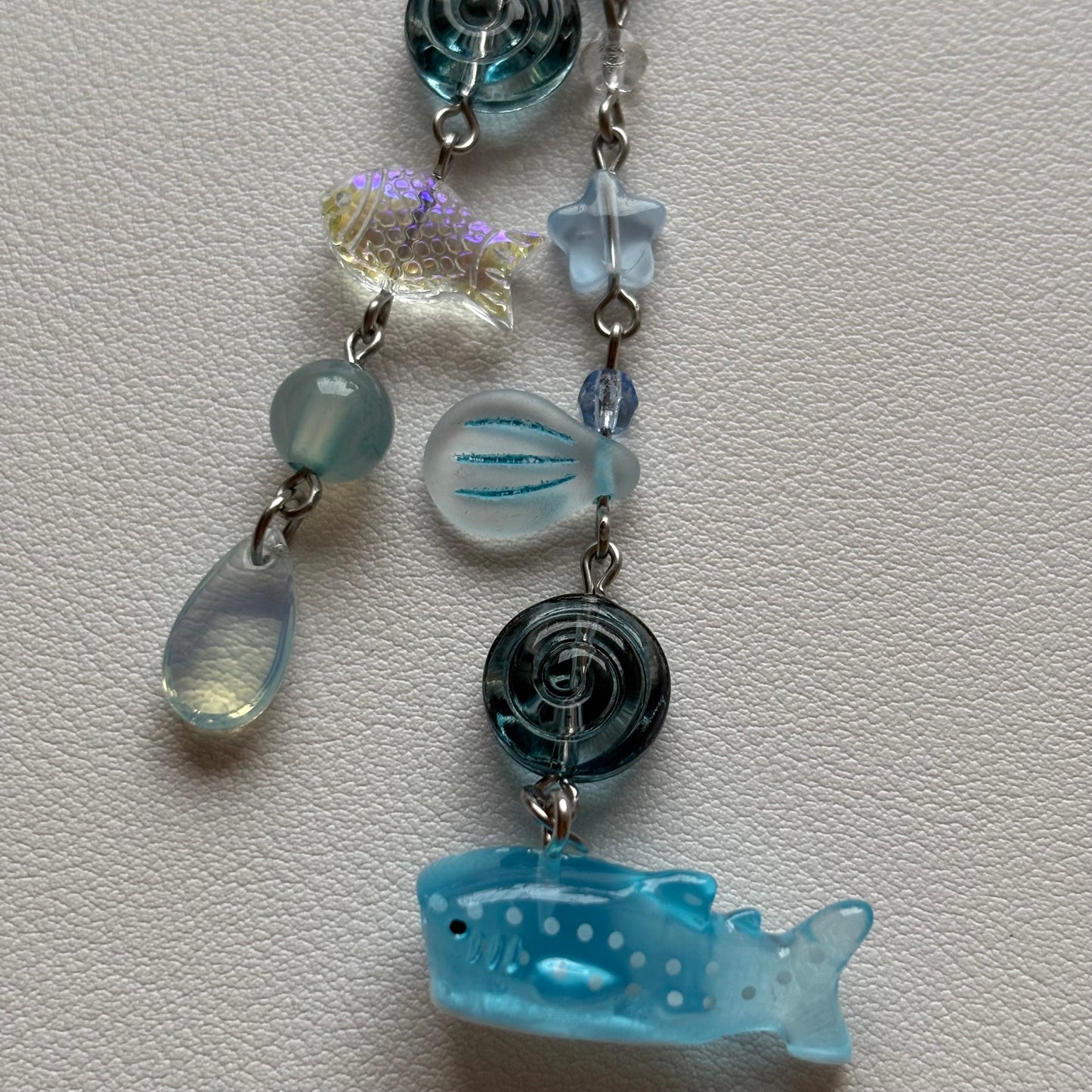 whale shark phone charm