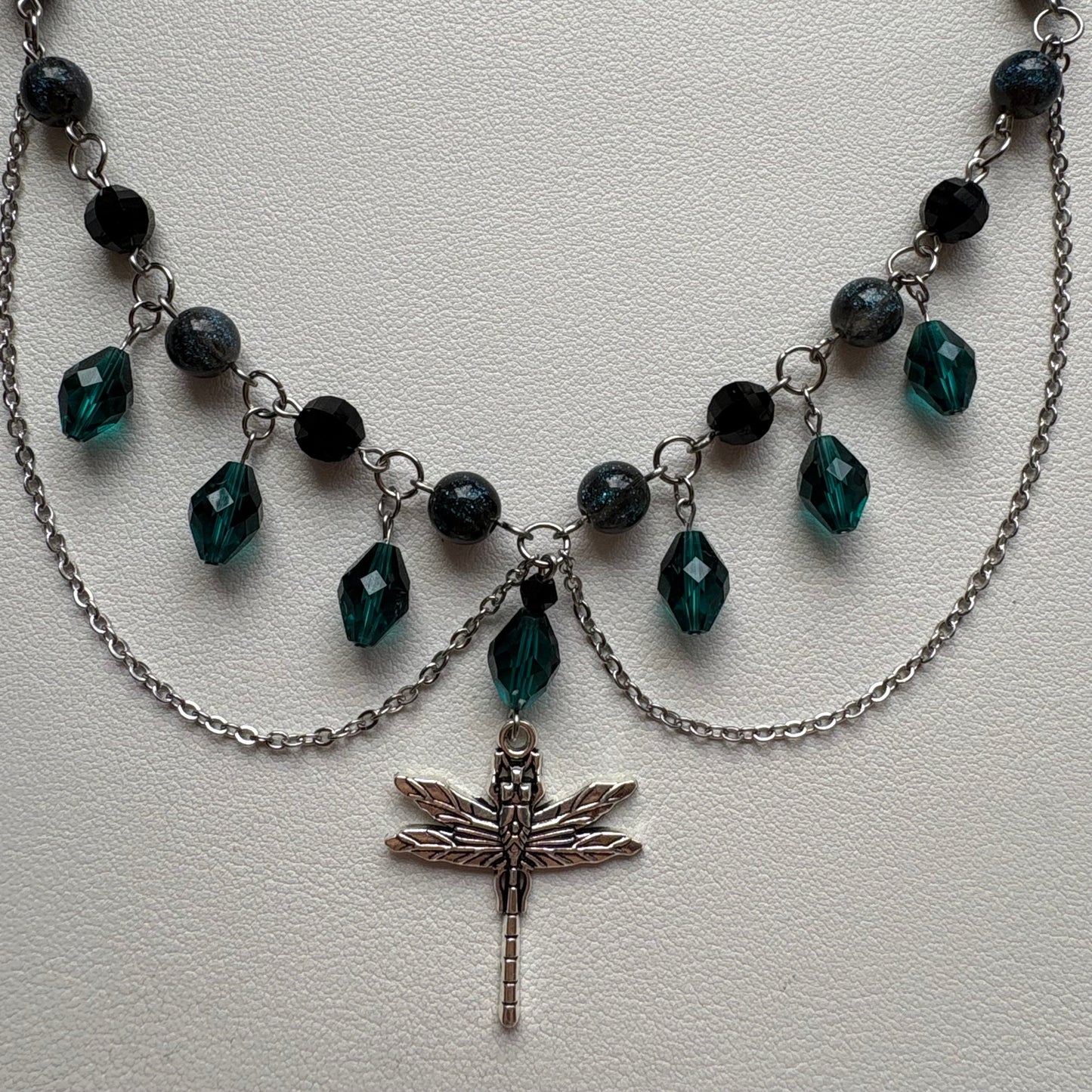 ebony jewelwing necklace