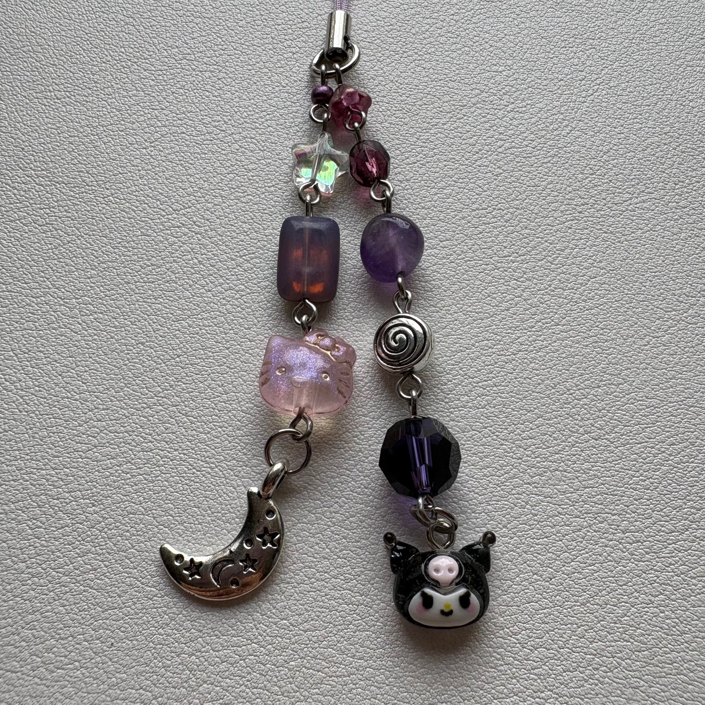 kuromi phone charm