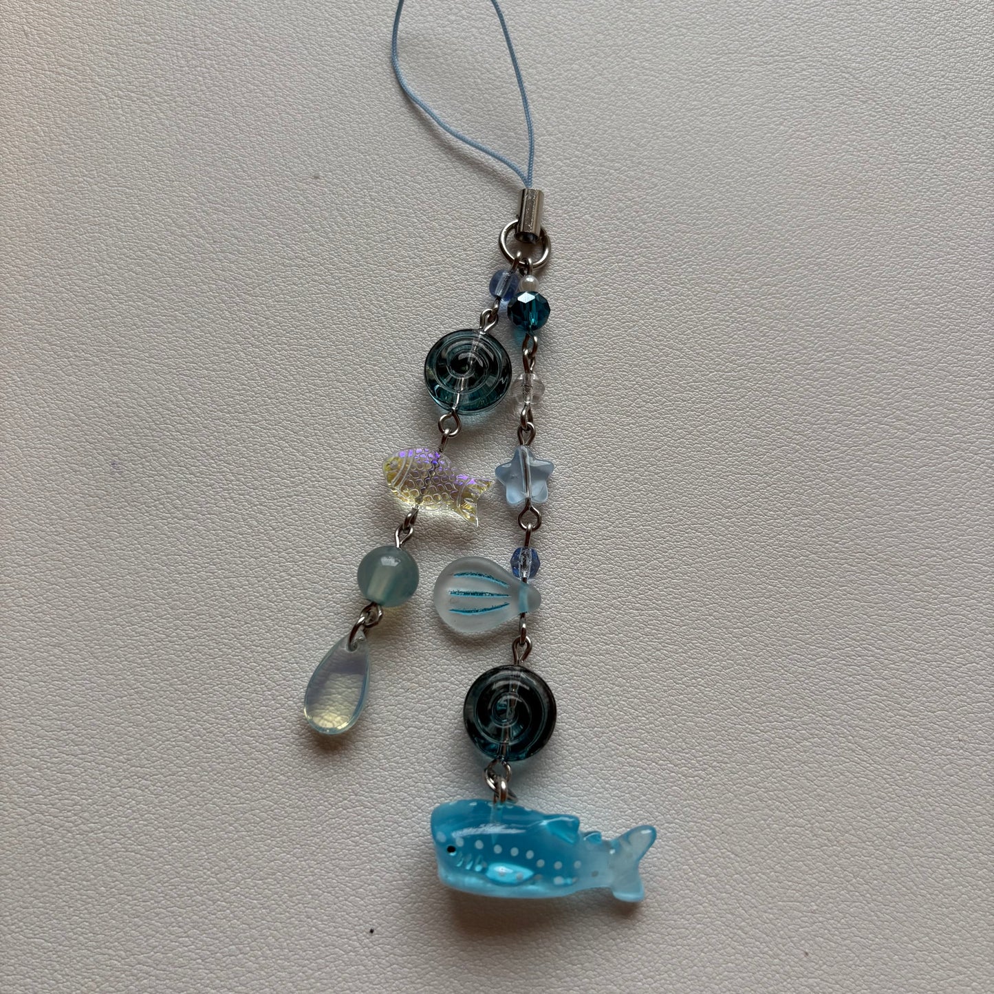 whale shark phone charm