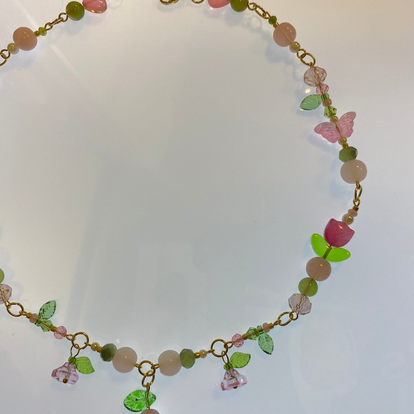 flower garden necklace
